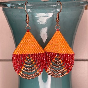 Handmade beaded earrings