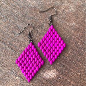 Handmade beaded earrings