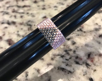 Handmade beaded ring