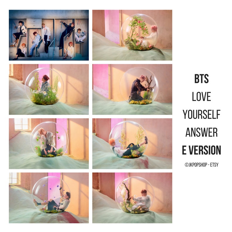 BTS Love Yourself 'Answer' Concept Photocards Etsy España