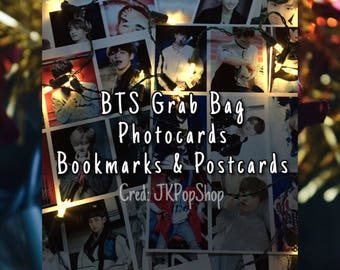 BTS (방탄소년단) KPop Grab Bag | Postcards, Photocards and Bookmarks