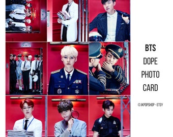 BTS Dope Photocards