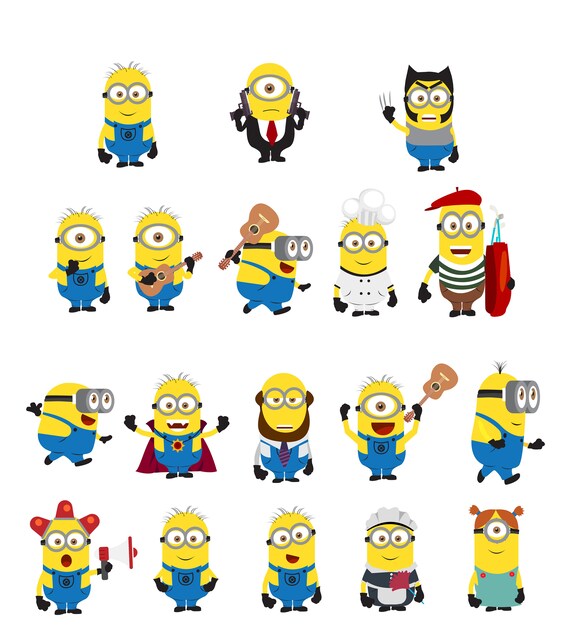 Minions Animated Cartoon Movie Minion Collage Suspenders
