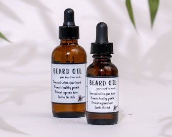 Voedende baardolie: argan-, jojoba- en cederhoutgeur