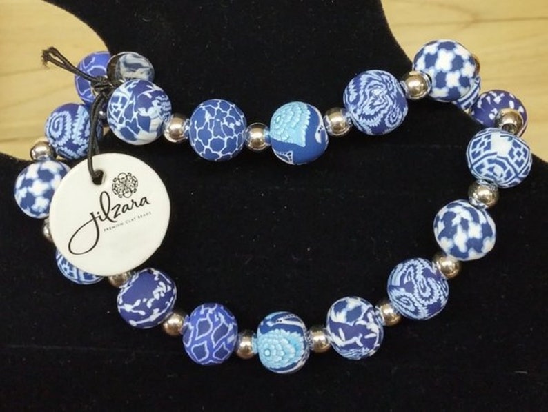 Jilzara Clay Bead Necklace 023954