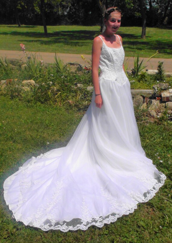 New Wedding Dress White Size 12 In Bridal Sizing Etsy