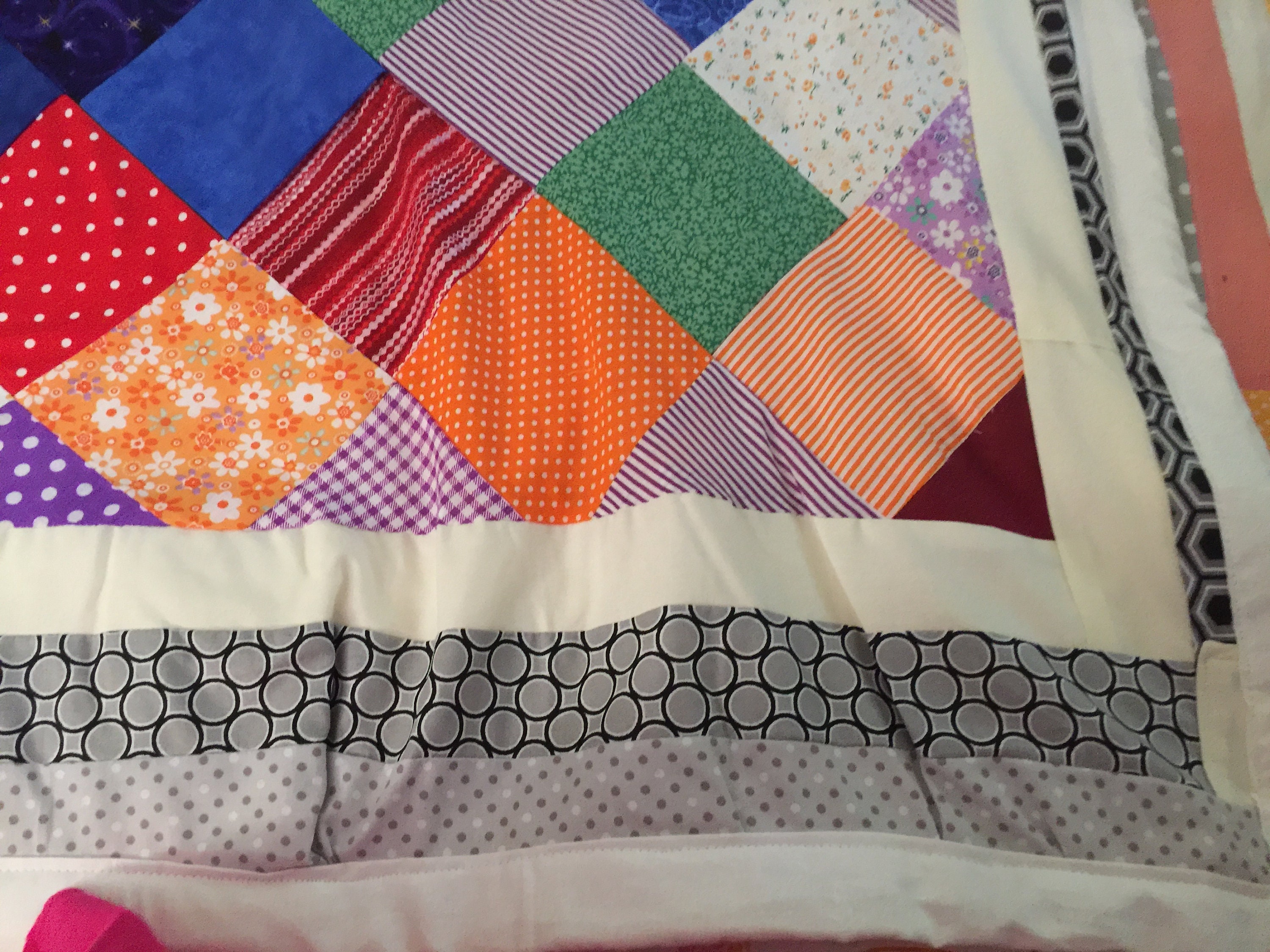 Charm quilt from Jordan Fabrics Etsy