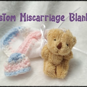 CUSTOM - Miscarriage Blanket  - Keepsake