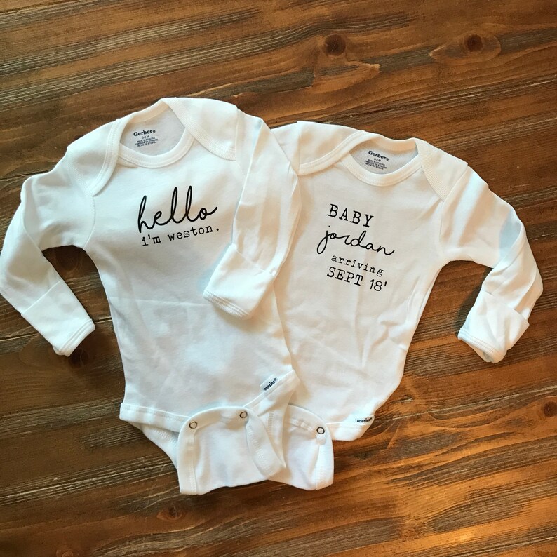 pregnancy reveal Pregnancy announcement onesie baby gift newborn onesie baby shower baby announcement
