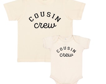 Cousin Crew T-shirt or Bodysuit- Family Matching Short sleeve Shirt | Toddler Shirts | Kid Shirts | Kids Graphic Tees | Kids Tee Shirts |