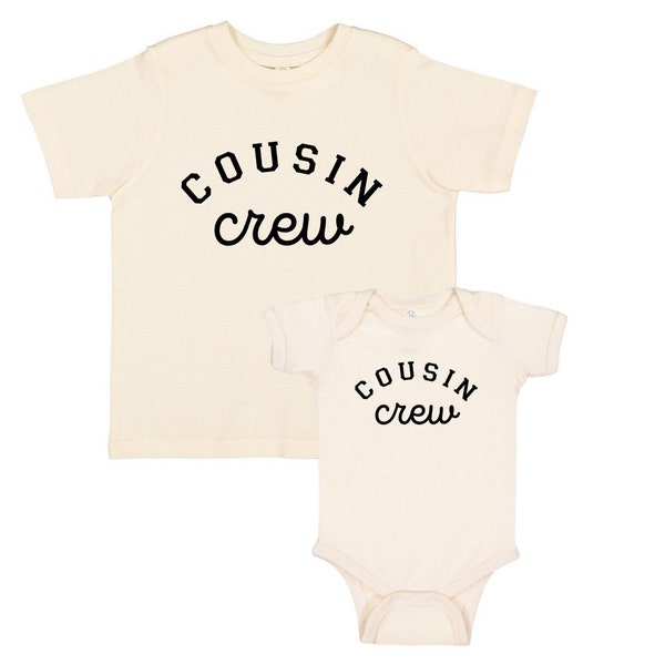 Cousin Crew T-shirt or Bodysuit- Family Matching Short sleeve Shirt | Toddler Shirts | Kid Shirts | Kids Graphic Tees | Kids Tee Shirts |