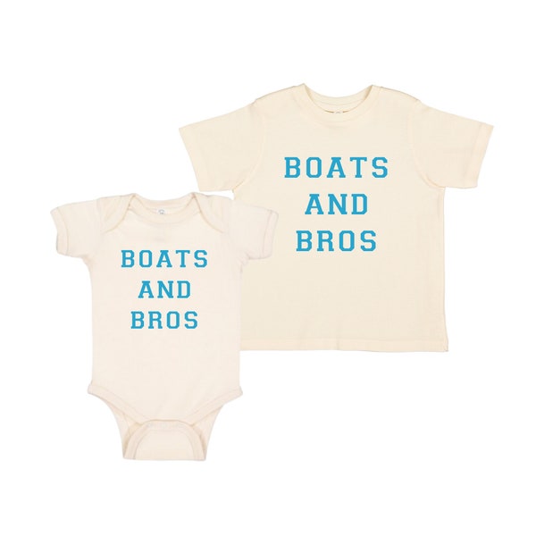 Boats and Bros Toddler Tee//Bodysuit