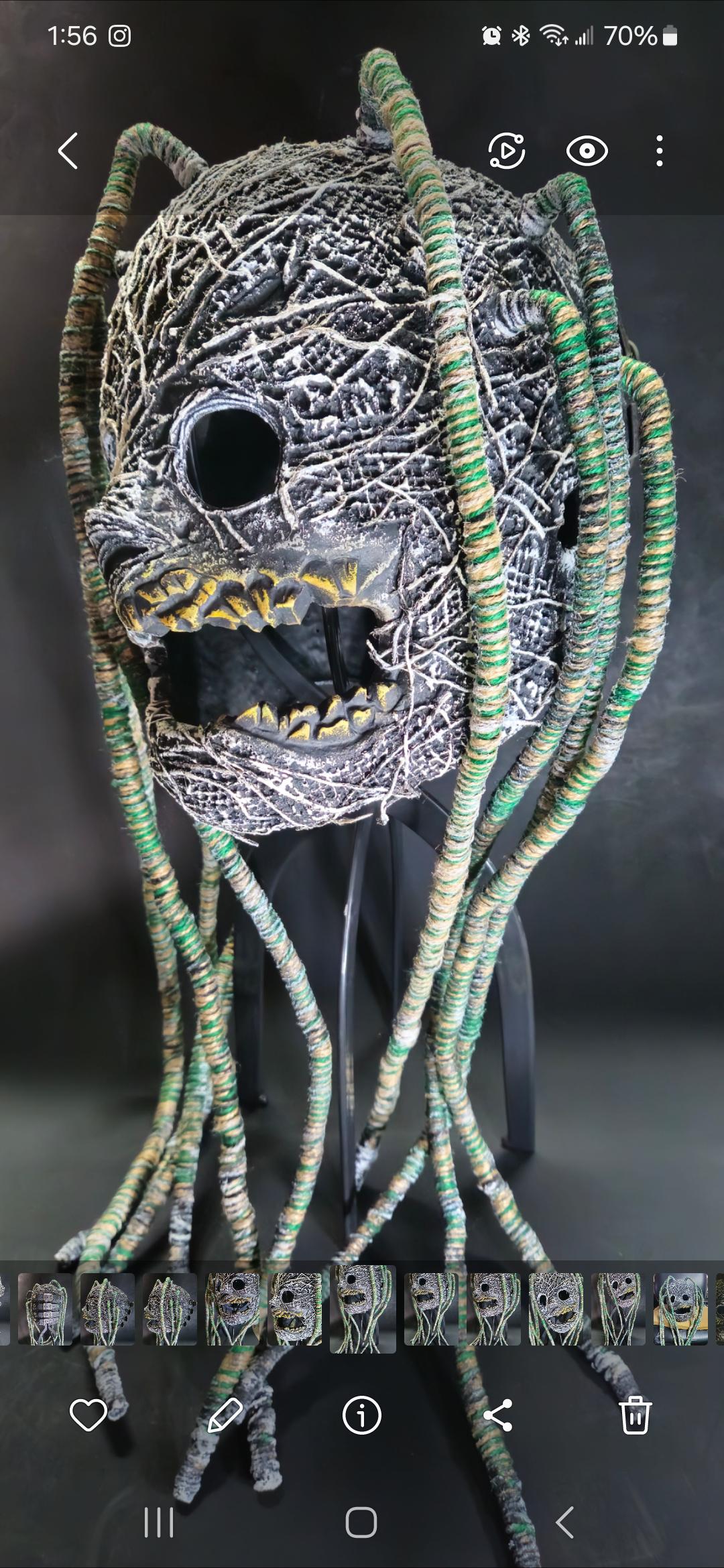 Slipknot Corey Taylor 25th anniversary mask sheriffian sublime1327 Halloween prop please read the listing description