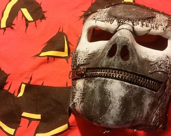 Slipknot Jay Weinberg mask latex Halloween costume prop fetish metal music please read the listing description