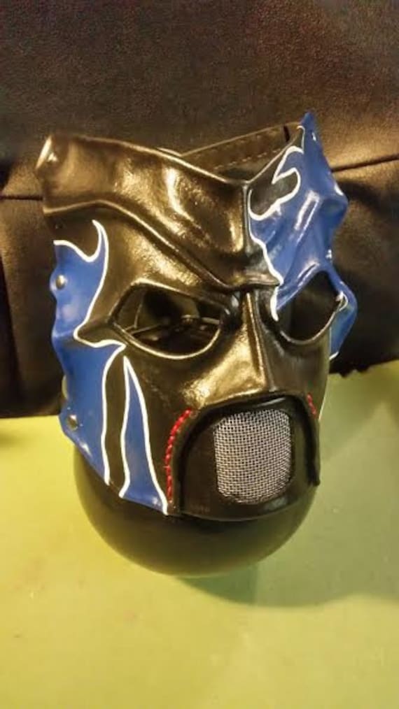 Custom Wrestling Mask Kane Style Prop Leather Sublime1327 Etsy