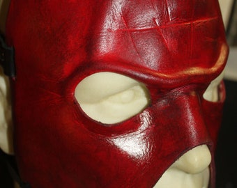 wrestling mask handmade leather Kane prop sublime1327 Halloween prop fetish please read the listing description