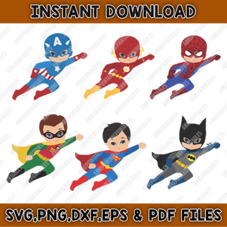 Download Superhero svg design/Superhero svg dxf eps png pdf | Etsy