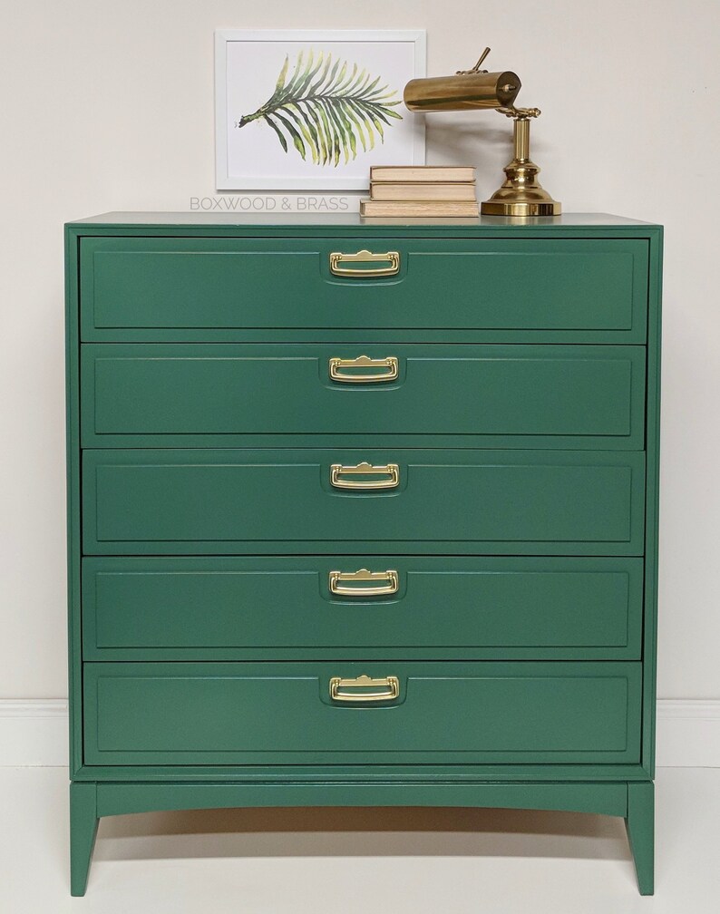 Sold Example Not For Sale Emerald Green Mid Century Etsy