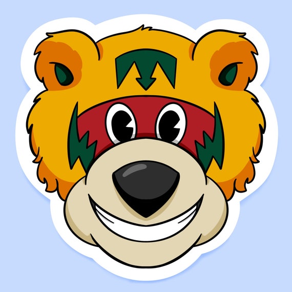 Nordy Waterproof Matte Sticker Minnesota Wild Mascot NHL Etsy mn-wild-pumpkin-stencil