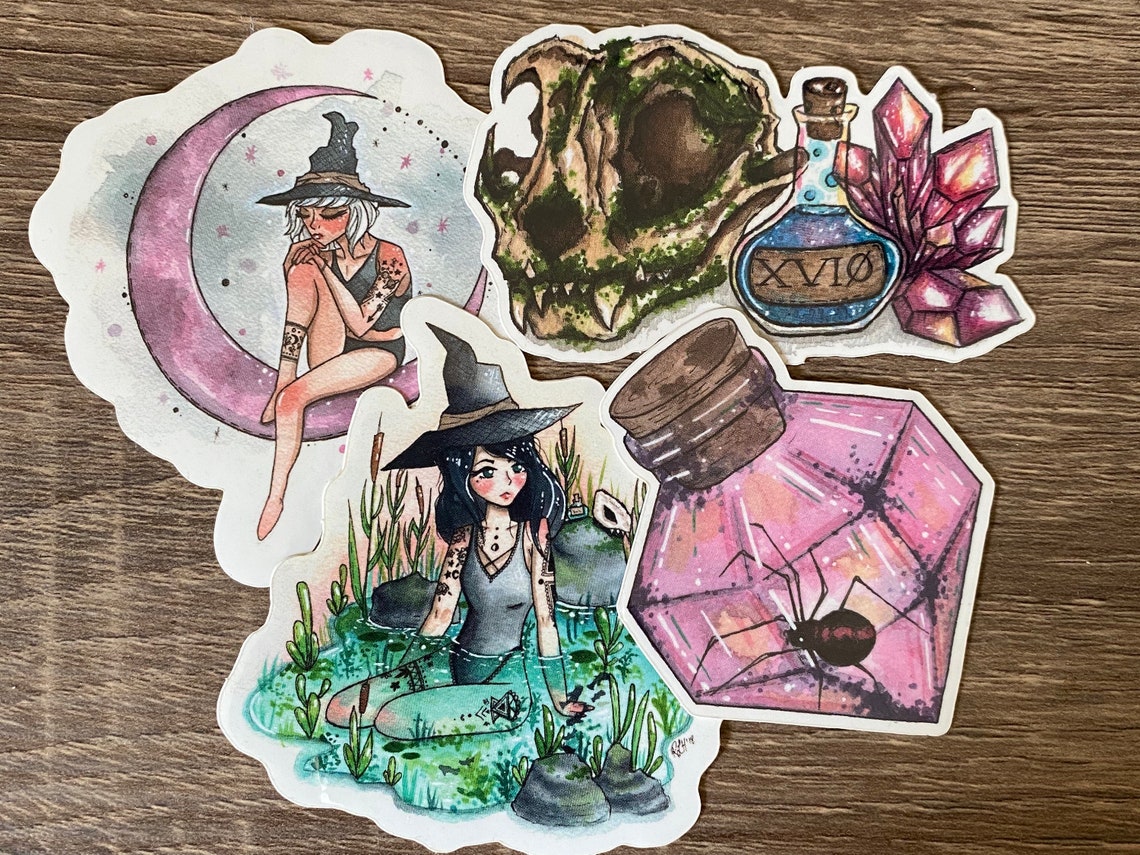 Witchy Sticker Pack Etsy Australia
