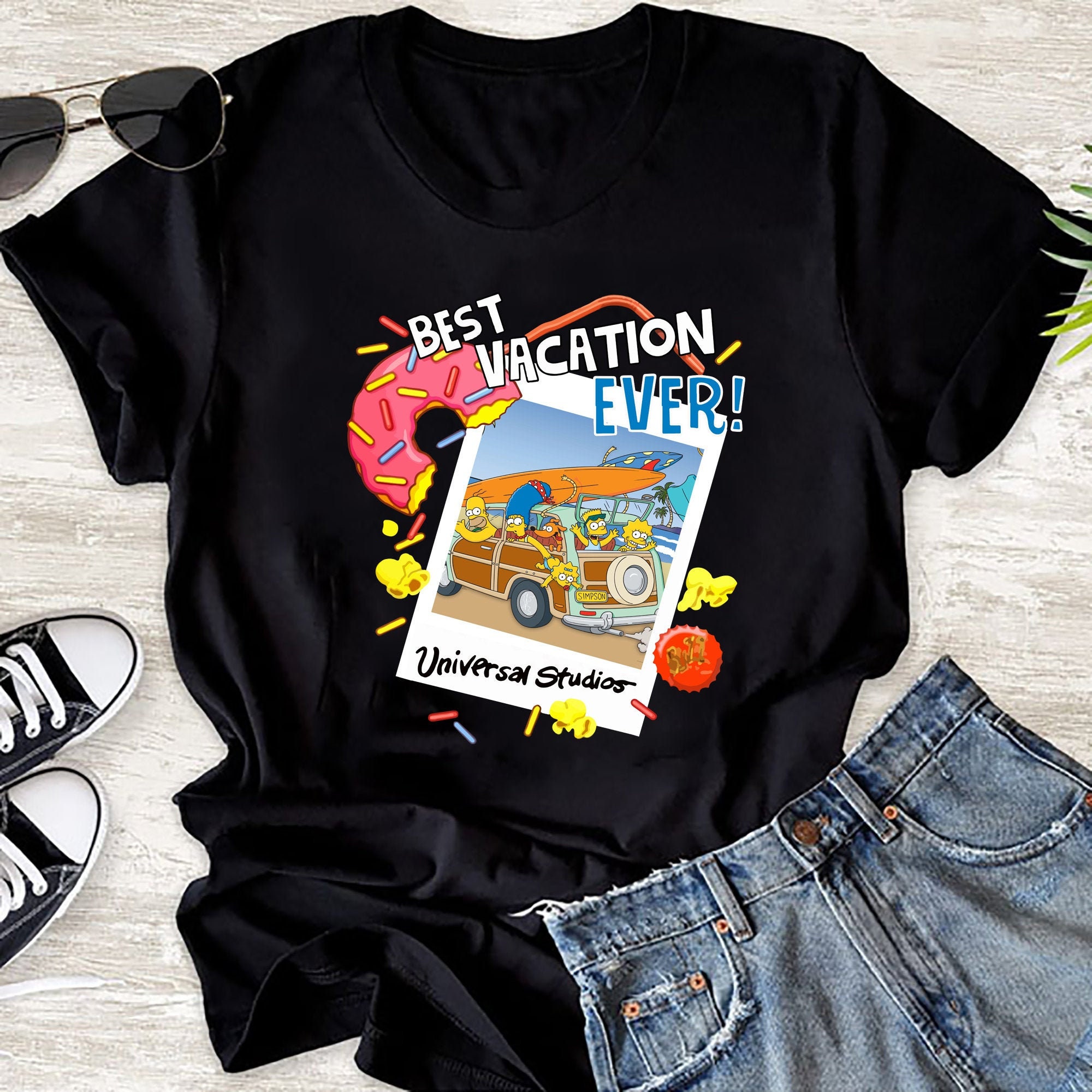 universal studios simpsons shirt