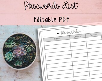 savings account ledger printable and editable pdf budget etsy