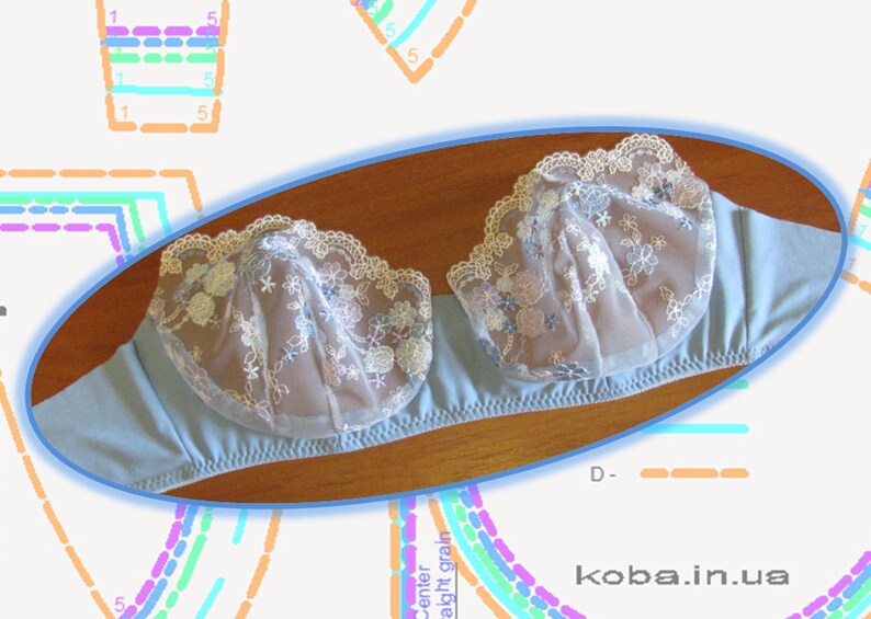 Bra Pattern. Pattern Lingerie. Bra Sewing PATTERN. Multi Sizes AA, A, B