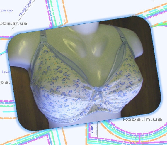 Delvine Bralette PDF sewing pattern: high neck bra for low stretch fabrics