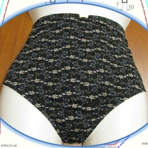 High Waisted Panties, Pattern Panties, Underwear Pattern Woman, Lingerie Pattern PDF, Instant Download PDF sewing pattern, Panties COMFORT