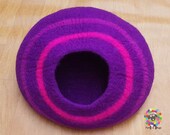 Large Felt Cat Cave Cat Bed Pet Bed Puppy Bed Cat House. 100 Wool