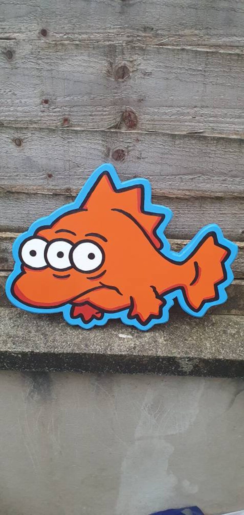 three eyed fish simpsons plush