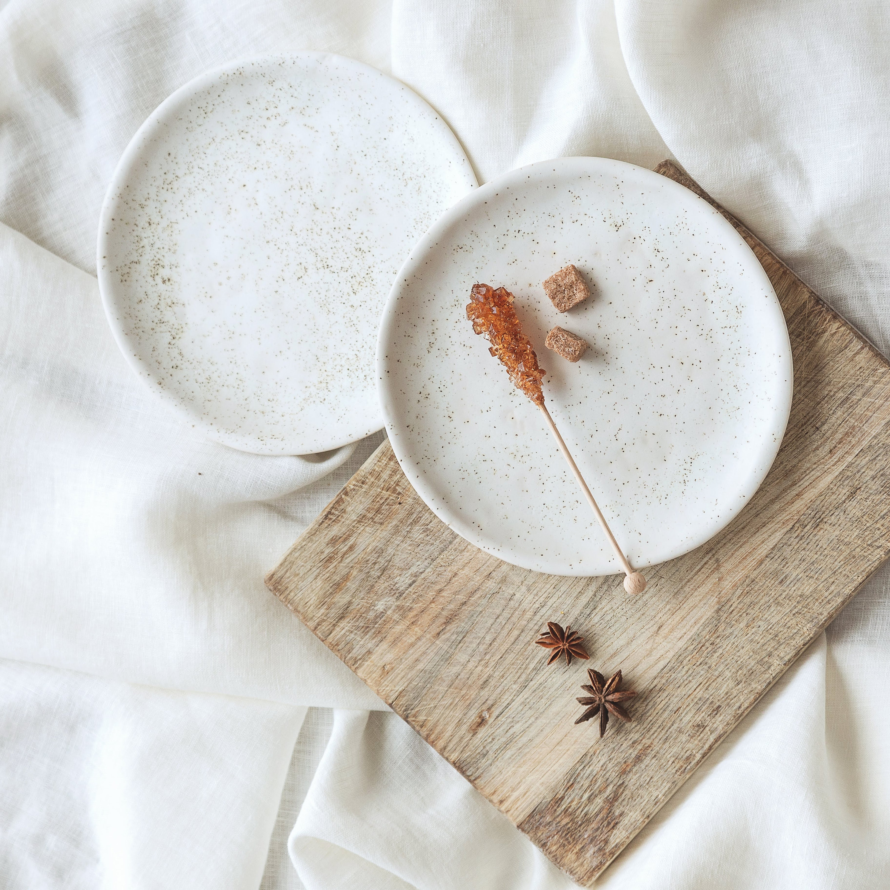 Ceramic flat cake plate for party or weddings Minimal rustic Etsy