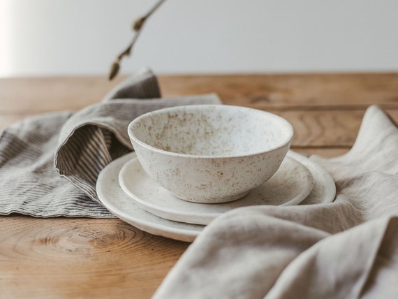 White on sale dish set