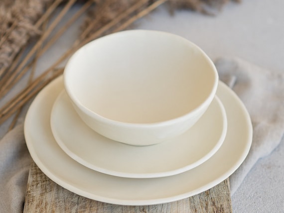 Buy online Organic Porcelain Dinnerware Collection - Ivory now