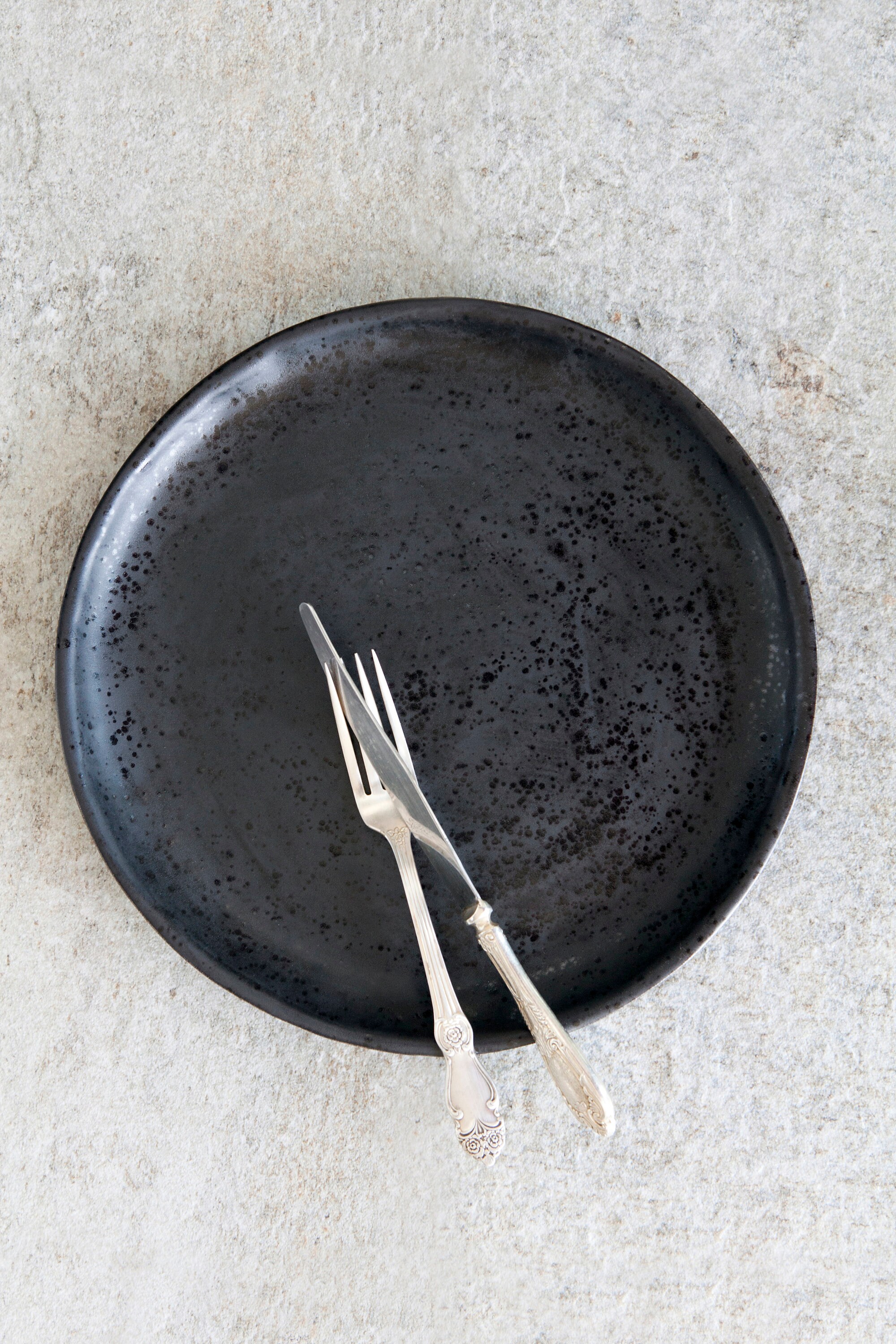 Dining & Serving Plates Dinner Salad sizes Luncheon Dessert Handmade