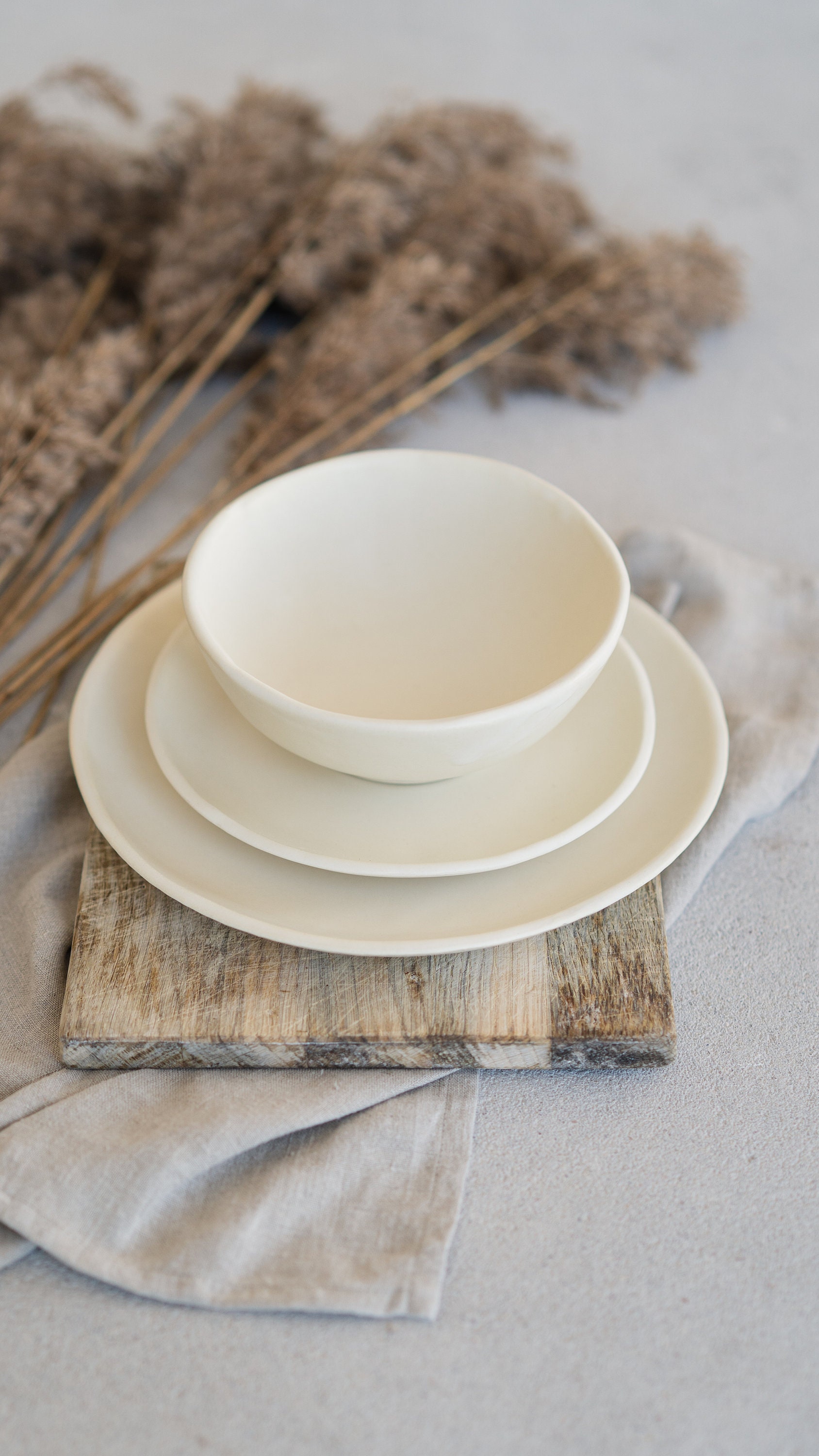 ivory dinnerware sets
