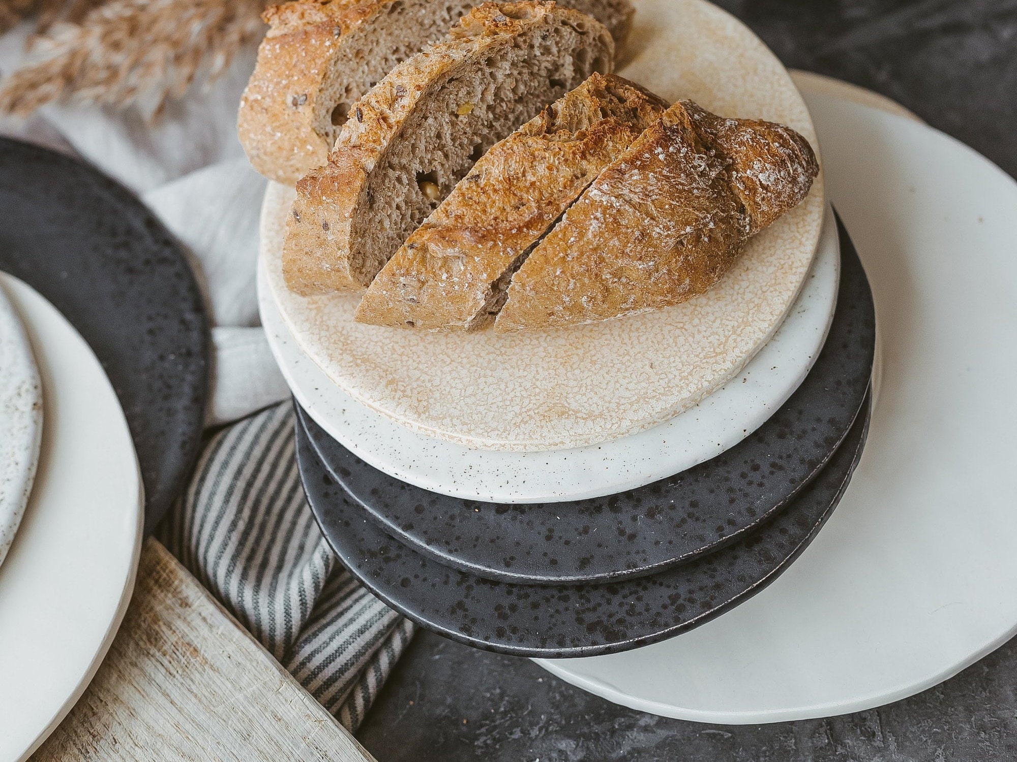 Food Photography Plates Props Set of Stoneware Slab Plates Etsy New