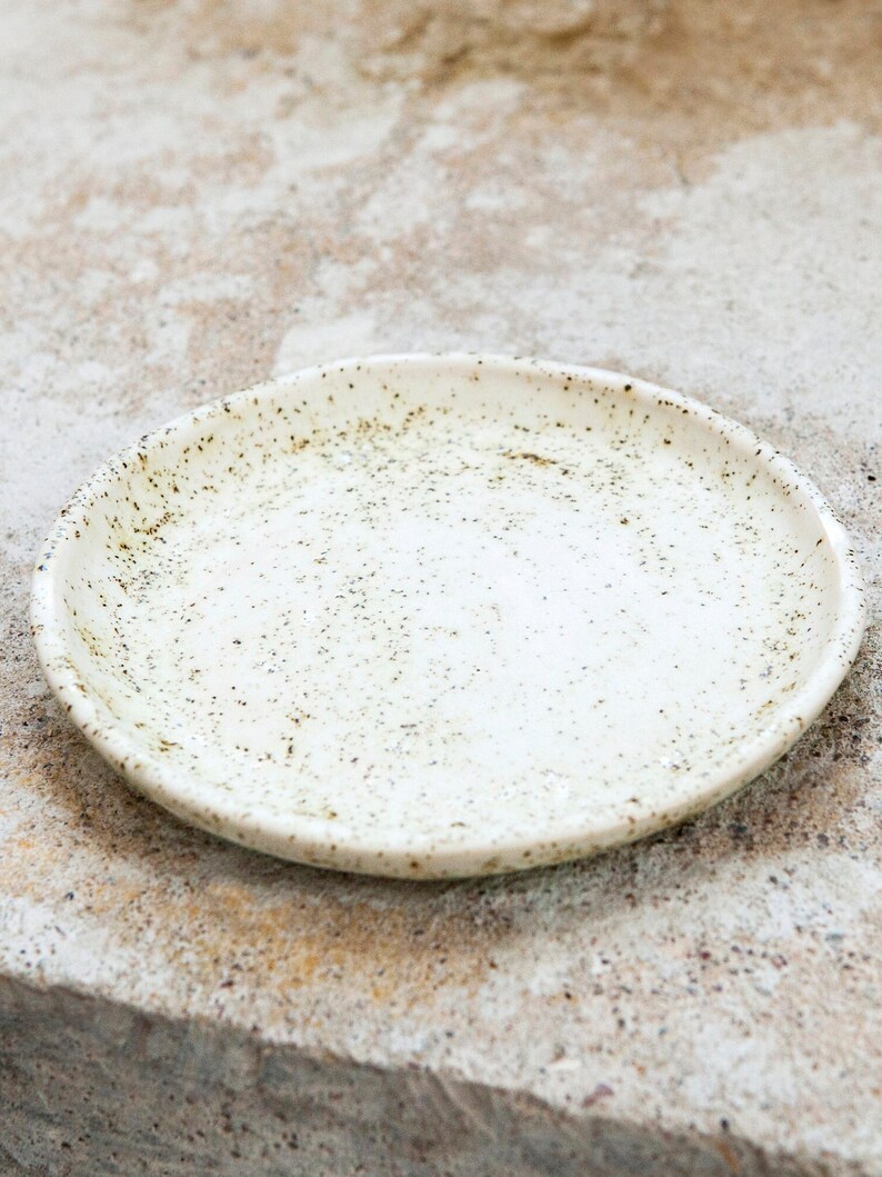 Ceramic Tapas Plates. Small Appetizer Plates. MADE TO ORDER. white matte Dishes. Food Photography Prop. Rustic Hand-built Pottery