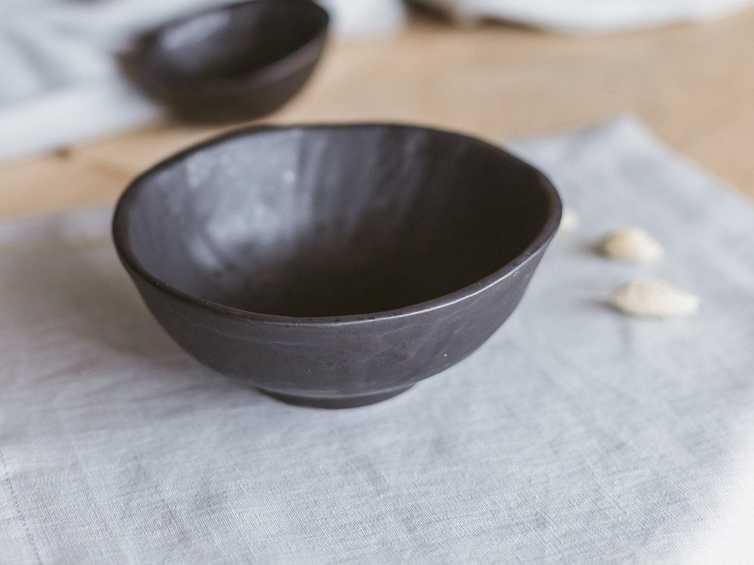 Ceramic Soup Bowl, Wabi Sabi Bowl, Handmade Pottery Ramen