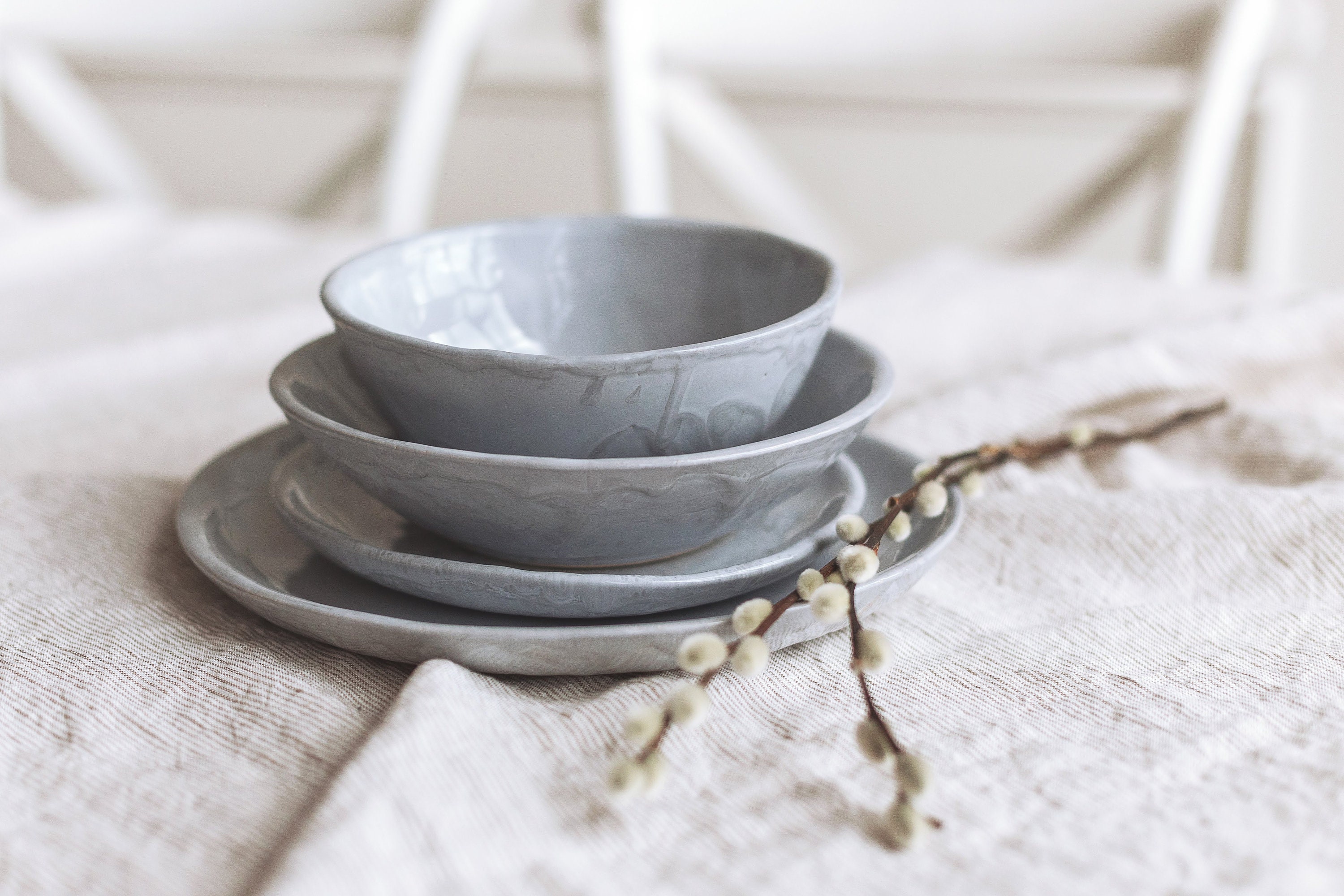 easter dishes set