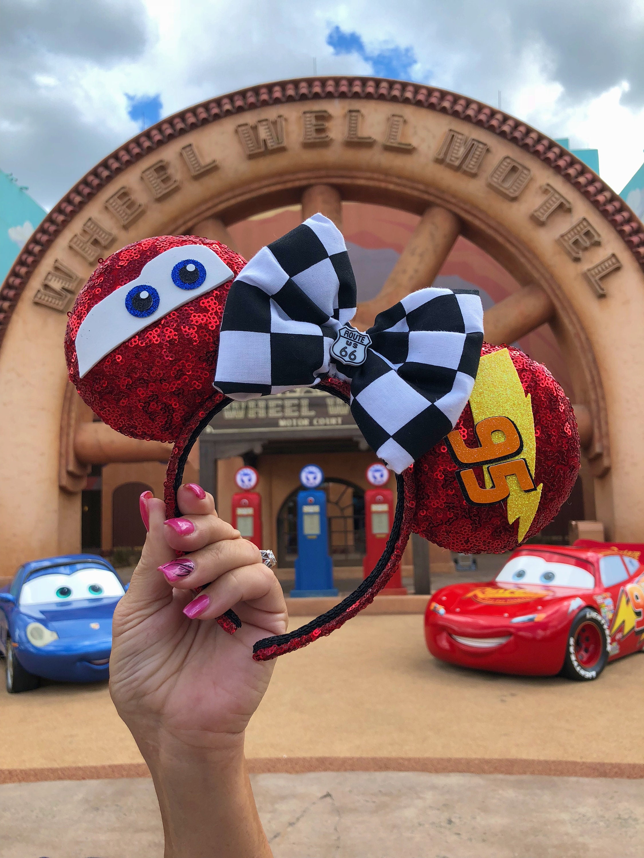 Lightning McQueen Ears McQueen Ears Cars Mouse Ears Cars Etsy