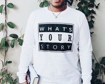Book Tees * Bücherwurm * Bücherwurm * Lehrer * Bibliothekar * Ethische Herrenmode * Herrentop * Herren casual * What’s Your Story