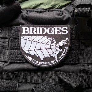 DS inspired, Bridges - United States of America, large (chest panel) military morale patch