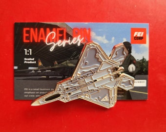 Ace Combat inspired, Mobius Squadron F-22A, Limited Edition Lapel Pin