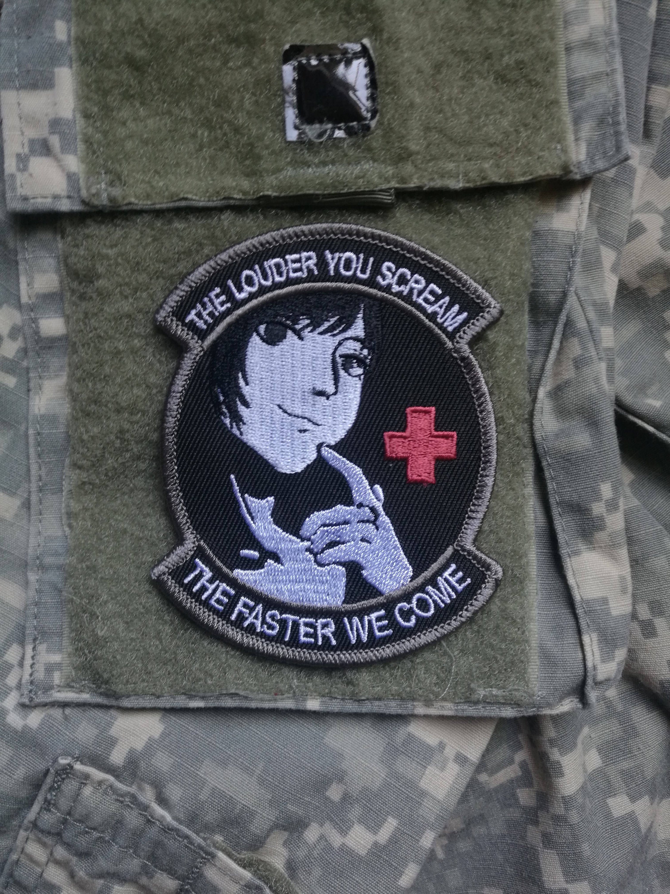 THE LOUDER YOU SCREAM USAF PJ ISAF Tactical Medic EMS EMT MilSpec Patch Hook 281469091503
