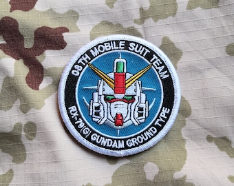 Gundam: ispirato all'08th MS Team, RX-79[G] Ground Type Mecha, toppa per morale militare