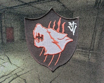Biohazard inspiriert, Hound Wolf Squad, Böser Bewohner, Moral Aufnäher