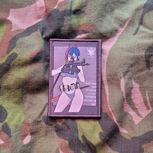 Inspiré des Arknights, écusson de moral anime militaire Operator Ch'en