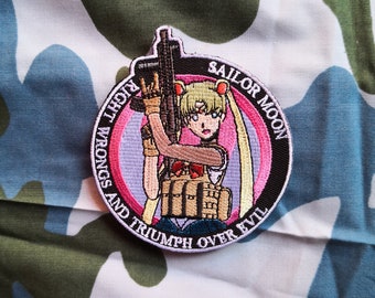 Pretty Armed Soldier Senshi Moon Inspired Assault Class  Etsy