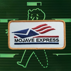 Post-apocalyptische Mojave Express, patch voor militair moreel